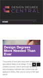 Mobile Screenshot of designdegreecentral.com